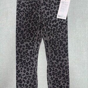 Lululemon NWT Alig High-Rise Pant 25" size 6 True Leopard Black Multi